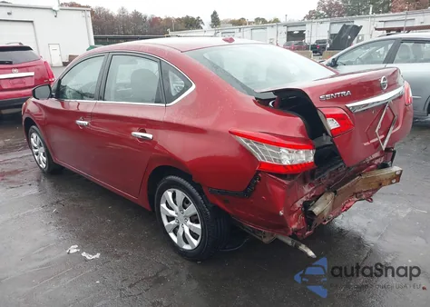 2015 Nissan Sentra Fe+ S/S/Sl/Sr/Sv из США, поврежденный, VIN 3N1AB7AP3FL659966